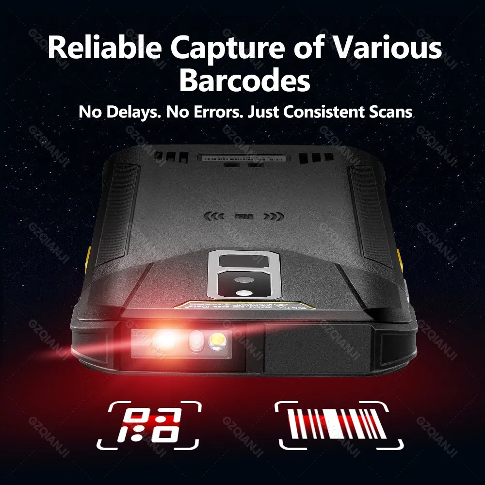 iData T1 Android 10 PDA 4G+64G Large Screen Smart Terminal Data Collctor 1D/2D Scanner Supports Play Store, J&T, Flash, Ninja