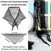 Durable Cotton Hair Net Good Breathability Effective Women Triangular Mesh Hair Net Universal Sleep Hairnet For Lady 4