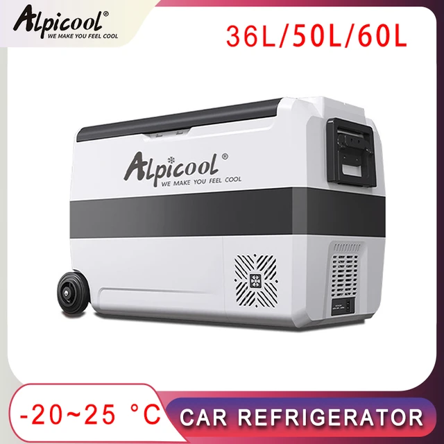 36/50/60L Alpicool Auto Car Refrigerator 12V Compressor Portable