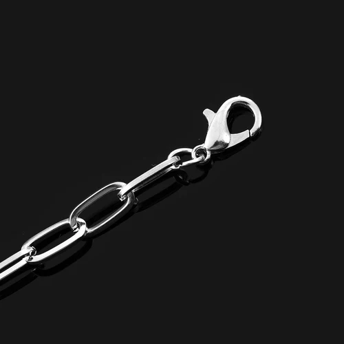 남녀공용 간단한 스테인레스 스틸 체인 팔찌, 펑크 메탈, 힙합 커플 쥬얼리, 패션 선물 2