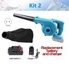 A63X-Cordless Portable Electric Air Blower Rechargeable Lithium Battery For Dust Removal Snow Blower Leaf Blower US Plug 6