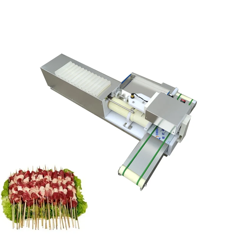 

High Quality Fully Automatic Skewer Making Machine: a Low-Cost Barbecue Beef And Lamb Skewer Making Machine