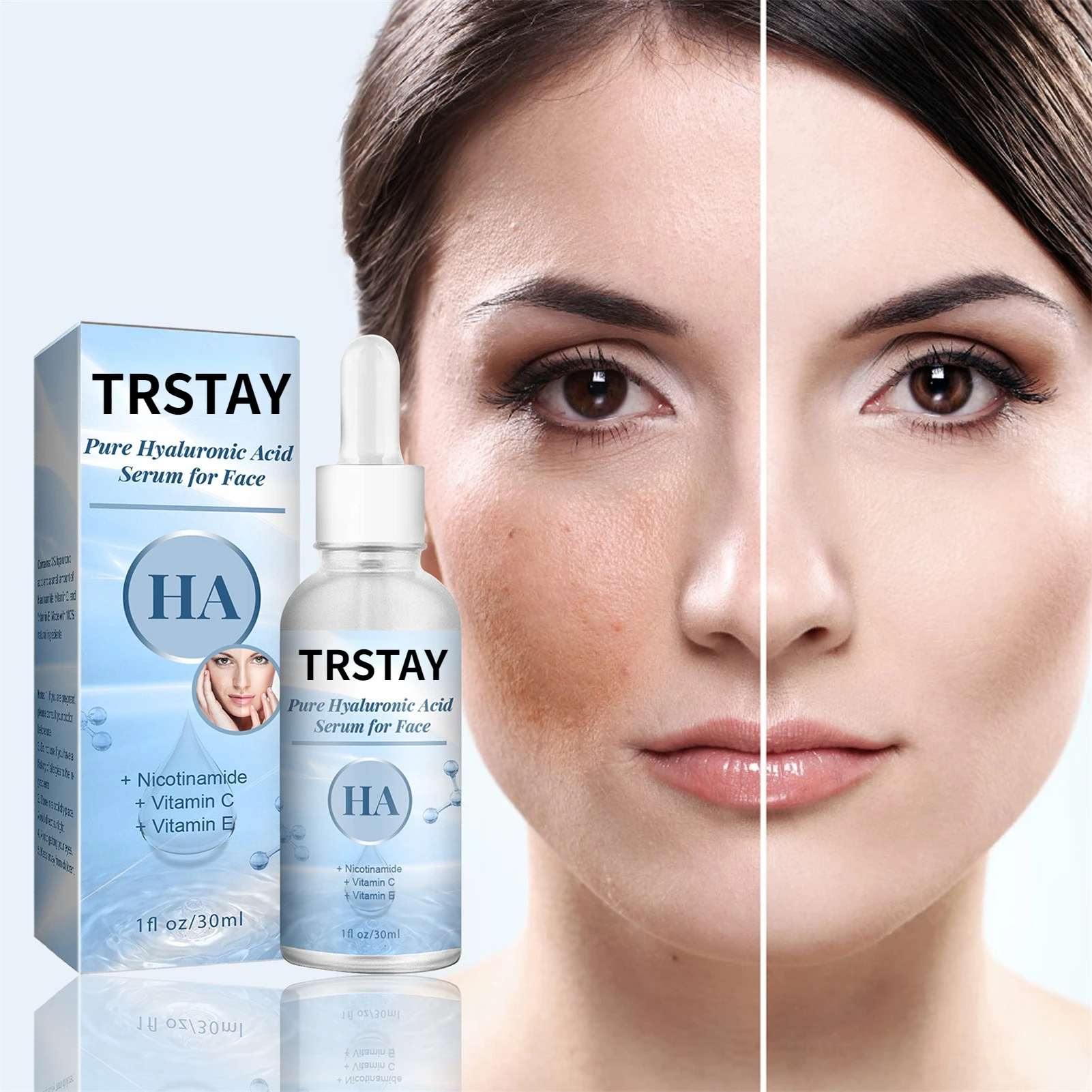 

Pure Hyaluronic Acid Serums For Face Anti Ageing &amp Wrinkles Face Serums Deeply Moisturizes Dry Skin Lightens Dark Spots