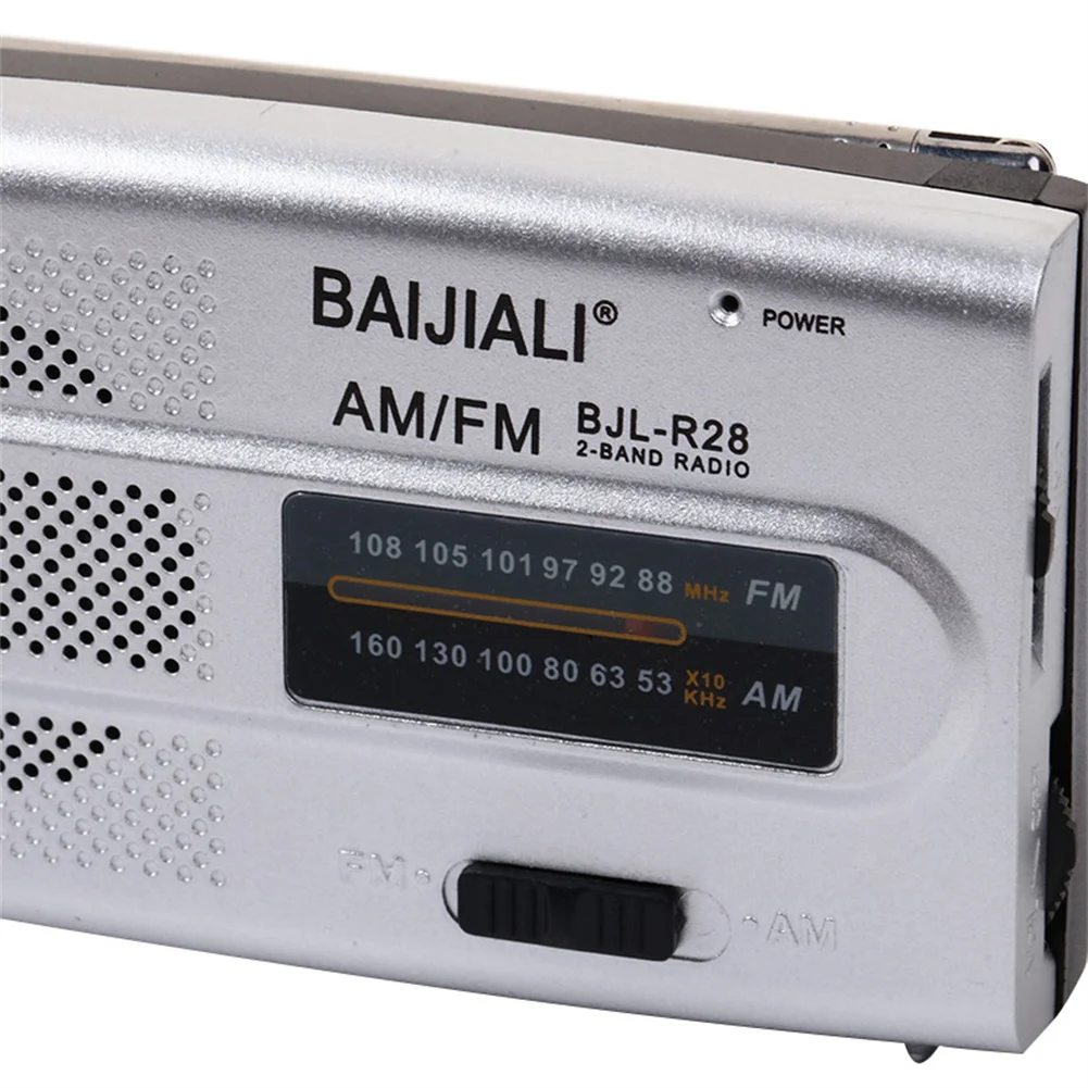 Portable radio BC-R28 AM FM radio telescopic antenna radio speaker battery operated portable best reception for elder home