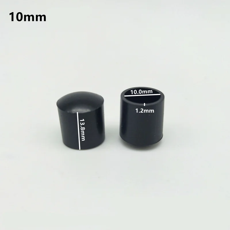 Rubber Chair/Furniture Leg Tips - 16-Pack Floor Protectors
