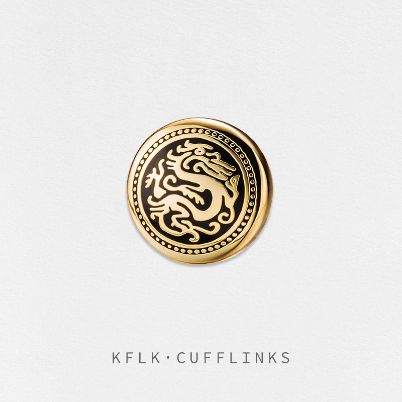 

KFLK Fashion Ancient Chinese Dragon Brooch Pins Exquisite Brand Brooches For Women Mens Costumes Badge Brooch Jewelry Wholesale