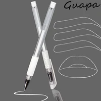 2PCS Eyebrow Marker Pen Tattoo Accessories Microblading Surgical Skin Permanent Make up Supplies White Surgical Scribe Tool 1