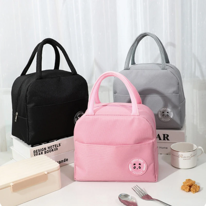 

Lunch Tote Bag Bento Pouch Portable Bento Storage Bag Insulation Liner Food Bag Canvas Lunch Bag Bento Bag for Office School