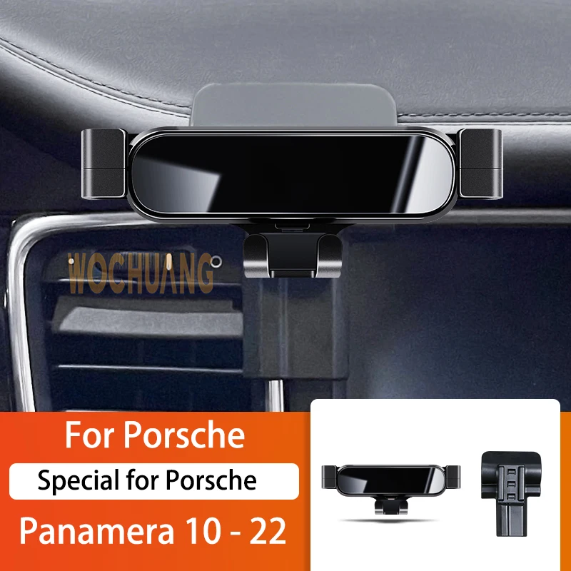

Car Mobile Phone Holder For Porsche Panamera 10-22 360 Degree Rotating GPS Special Mount Support Navigation Bracket Accessories