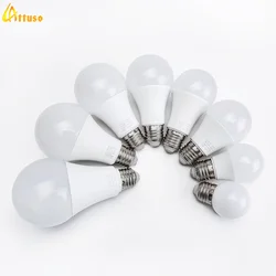 LED Bulb E14 E27 AC 220V 230V 240V Light Bulb SMD2835 Real Power 3W 6W 9W 12W 15W 18W 20W High Brightness Lampada LED Bombillas
