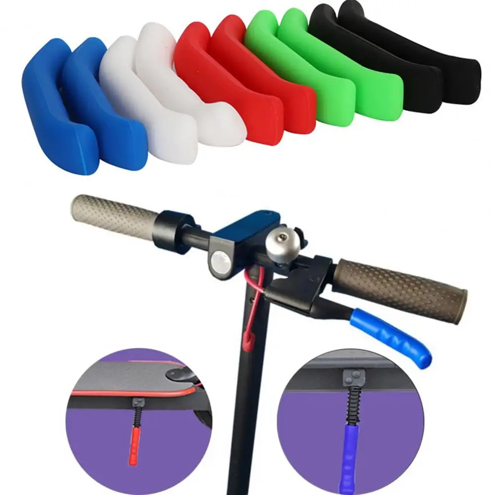 Bicycle Rubber Brake Handle Lever Cover Bicycle Brake Levers Sleeve Mountain Road Bike Bike Handlebar Wraps 2 Pairs bicycle brake handle cover,bicycle brake handle grips,bicycle brake handle