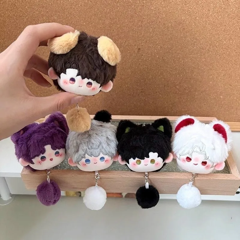 Game-Inspired Love & Space Plush Keychains: Adorable Cartoon Figure Doll Pendant for Bags and Cosplay Fans