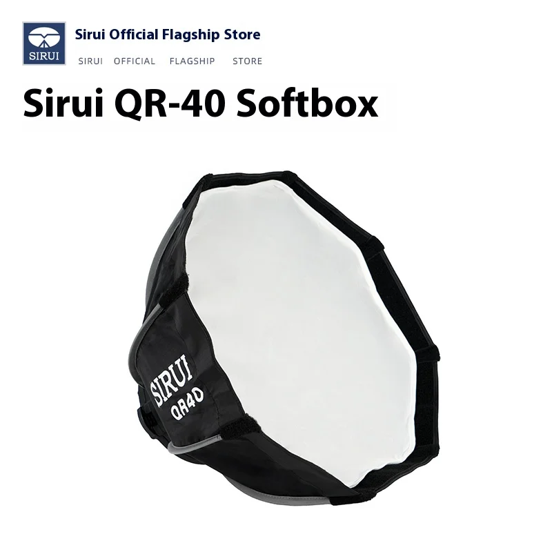SIRUI QR40 미니 소프트박스는 라이브 스트리밍 인물 사진 촬영에 적합합니다.