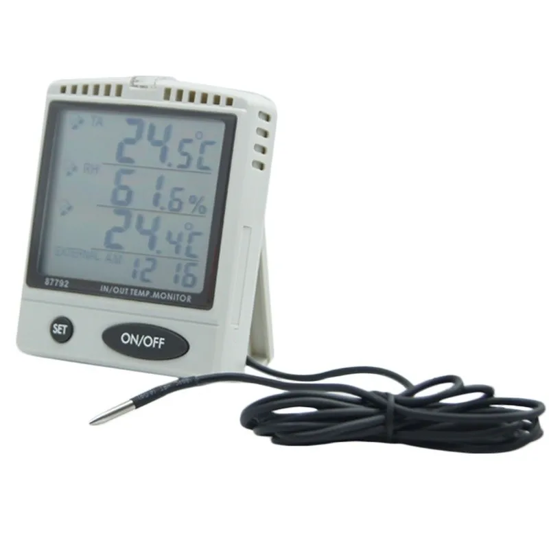 

AZ-87792 новый Настольный цифровой двойной монитор температуры и влажности AZ87792