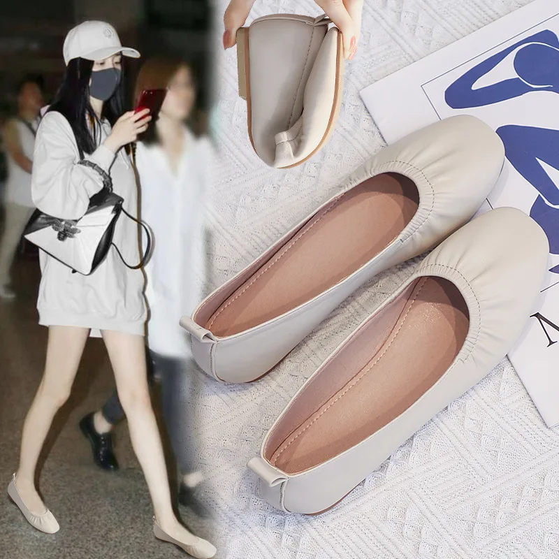 

Туфли детские на плоской подошве, из мягкой кожи