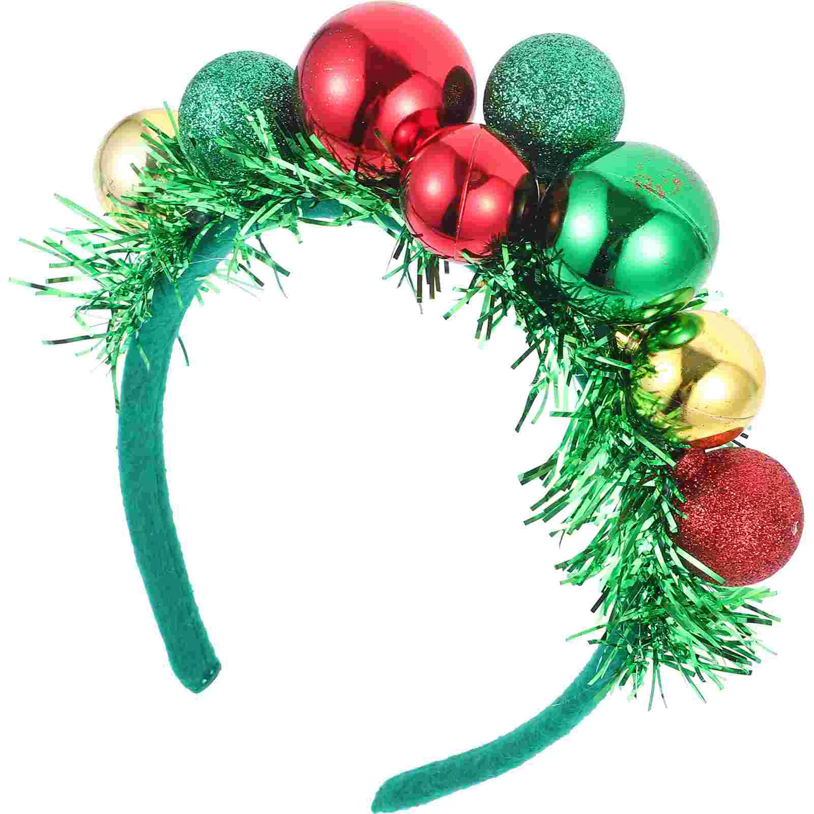 

Christmas Headbands Hair Hoop Xmas Glitter Metallic New Year Headwear Fascinator Boppers Holiday Hair Accessories