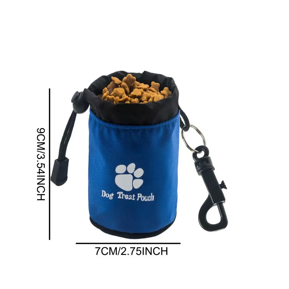 Bolsa De Golosinas Para Perros Pequeña — Ajustable, Manos Libres, Tela Oxford, 15x7x19 Cm, Ideal Para Paseos