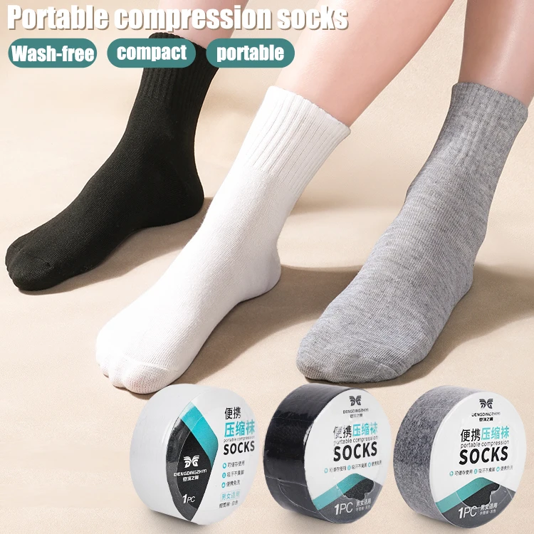 Disposable Travel Socks for Men Women Washable Compression
