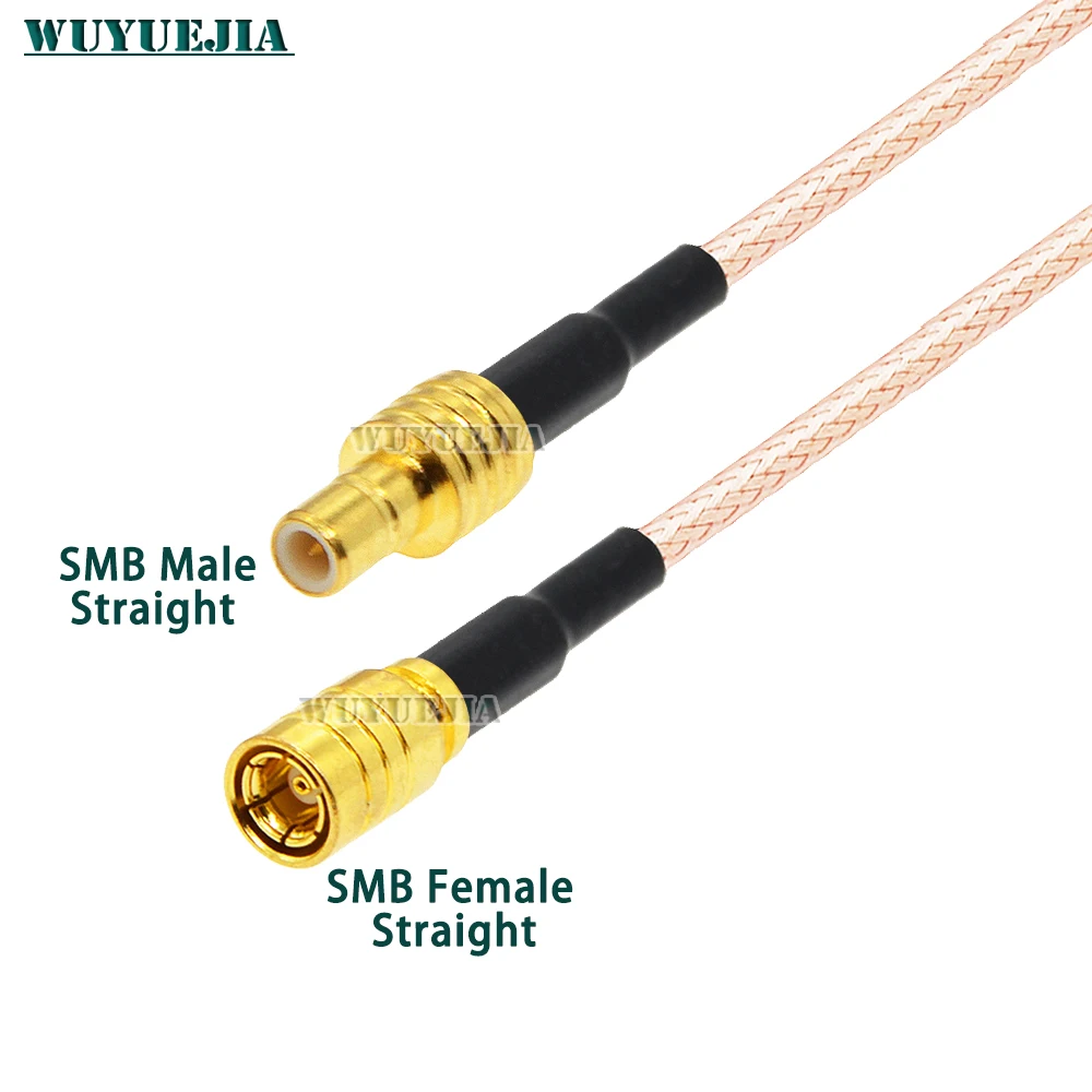 RG316 SMB Type Connector SMB Male Plug to SMB Female Jack Straight Right Angle Pigtail Jumper RG316 RF Coaxial Cable 0.1~10M