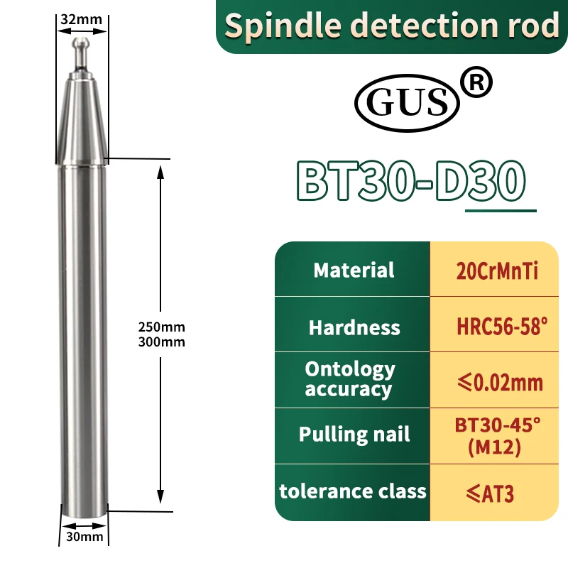 CNCToolHolderLatheCalibrationToolsBT30BT40HSK63SpindleTest