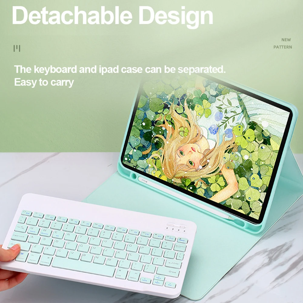 Premium Keyboard Case with Versatile Stand and Protective Cover