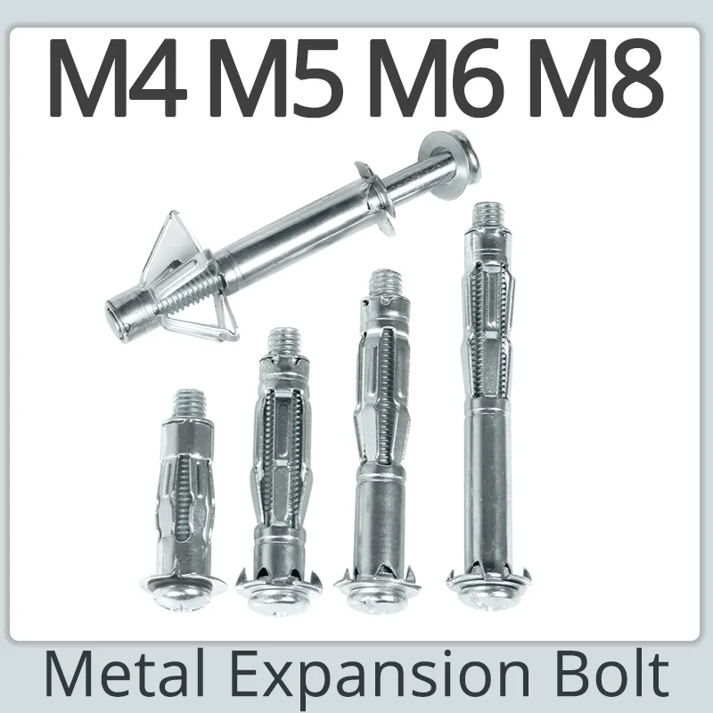 M4 M5 M6 M8 Gypsum Board Drywall Anchor Plasterboard Wall Ceiling Expansion Bolt Aircraft Tube Pipe Fix Hollow Plugs Metal Screw drywall anchor kit drywall anchor hollow wall anchor set expansion bolt set expansion plugs