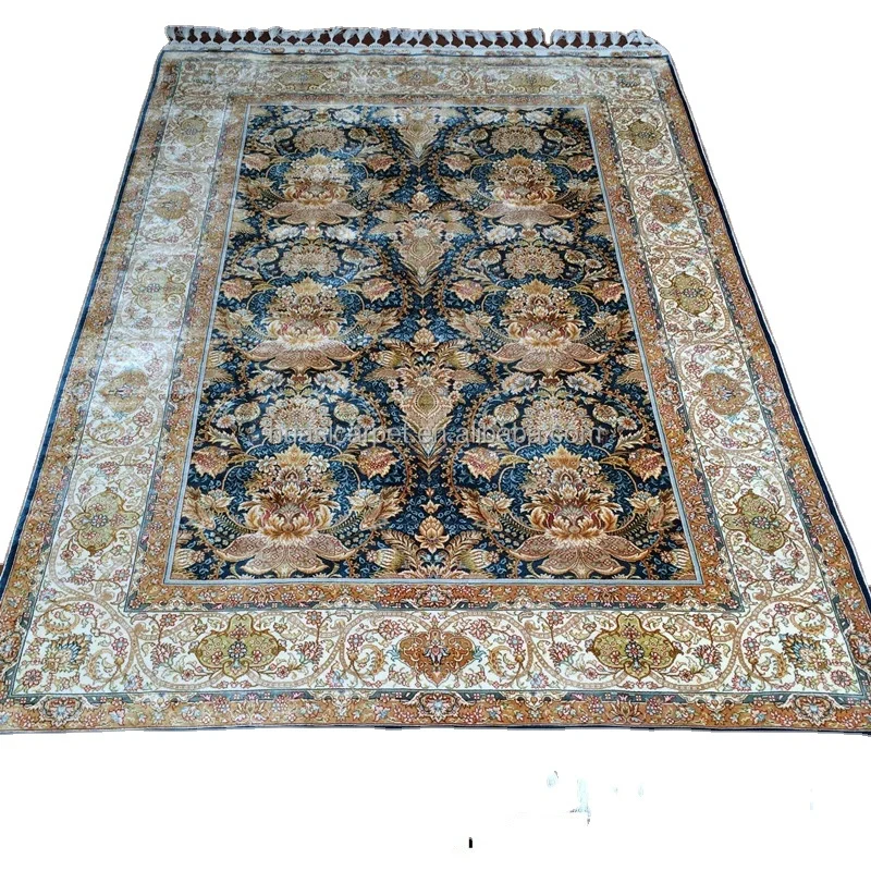 

4x6 Foot Double Knot Carpet Handmade Indoor and Outdoor Prayer Carpet