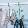 Multifunctional Shoe Rack for Drying Hanger Home Shoe Shelf Stand Creative Shoe Storage Organizer Hook Windproof Drying Hanger 4