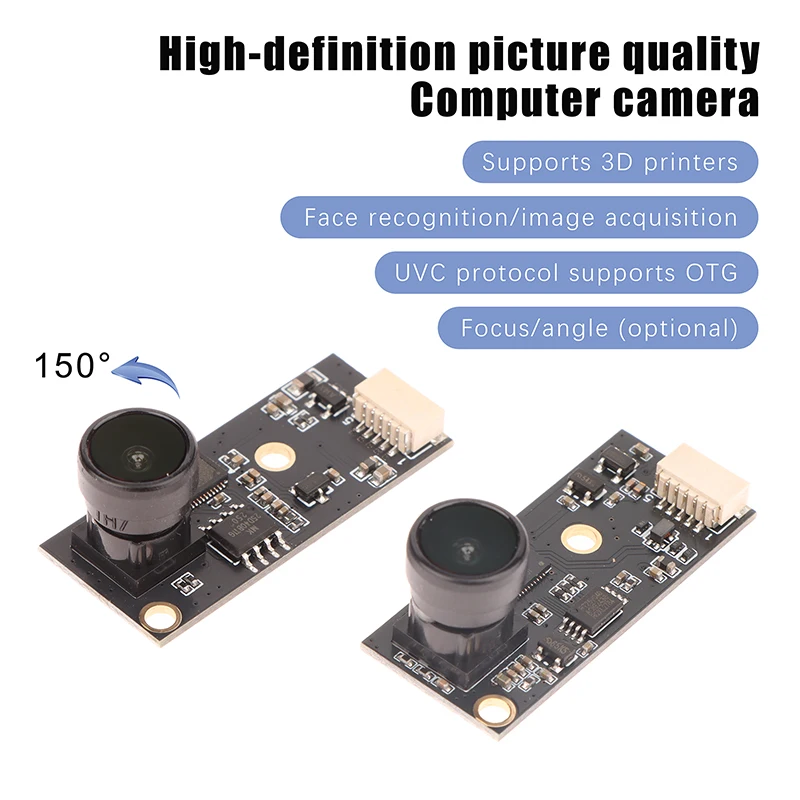 ?   3D 프린터용 1080PHD USB 카메라 모듈 고정 초점 130/150도 프리 드라이브 USB2.0 UVC OTG For Linux