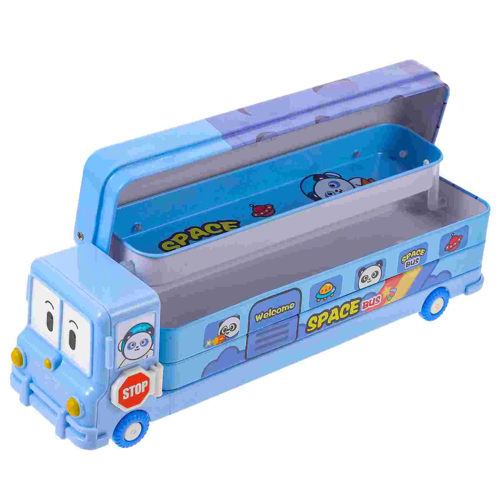 

Cartoon Pencil Case Cars Toys Multipurpose Large Capacity Iron Decorative Container Creative Cases Pupils