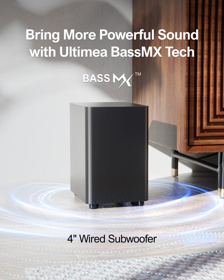 ULTIMEA 250W 5.1 Home Theater Soundbar System