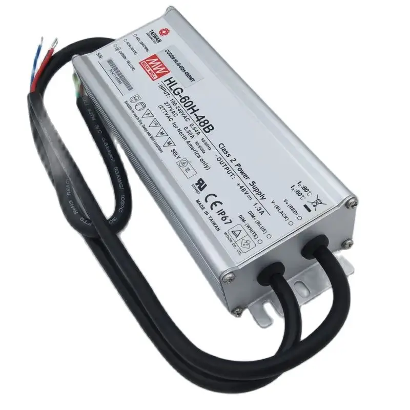 LM301H EVO Driver Led Quantum Bar QB128 60W HLG-60H-4BB 48V 1.3A Grow Light Power Supply LM281B Dimmable Meanwell Plants Indoor
