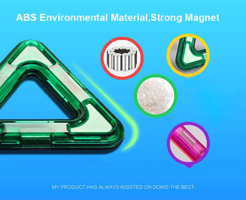 Magnetic Building Blocks for Children