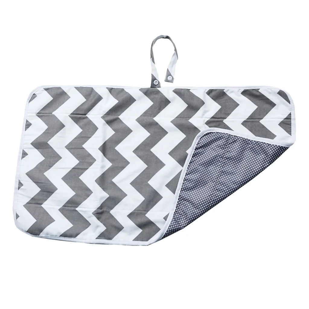 Travel Changing Pad-Cotton Waterproof Baby Diaper Changing Pad for Girls Boys