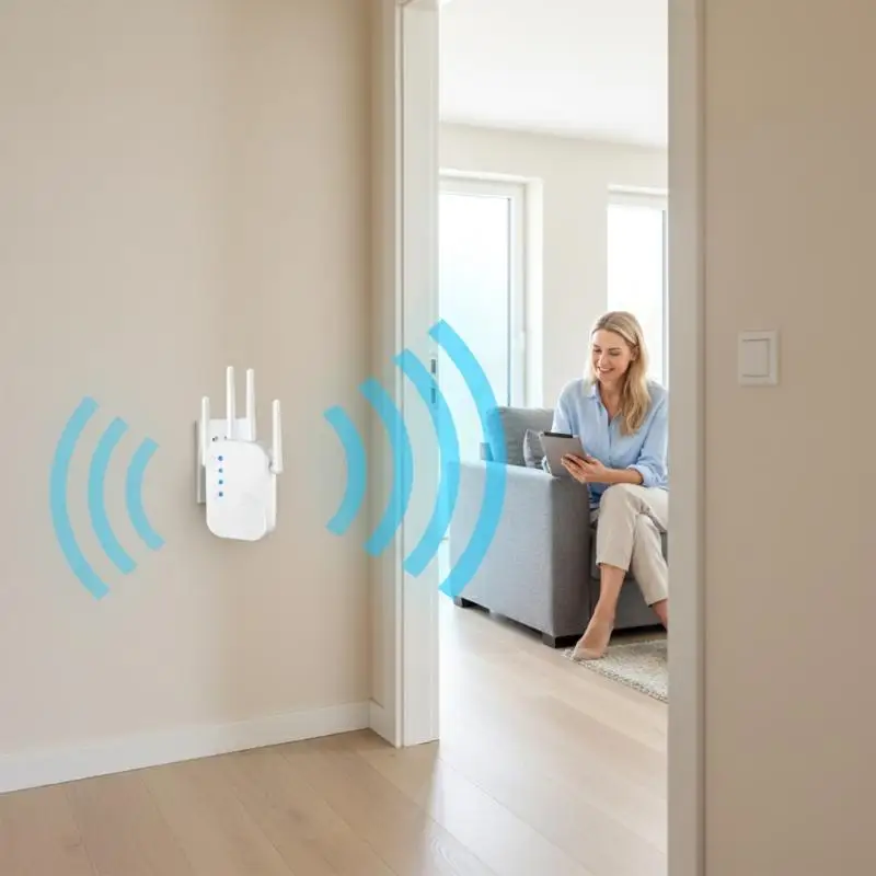 홈 네트워크 커버리지 확장을 위한 WiFi 리피터 24G 300Mbps 무선 신호 증폭기