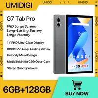 UMIDIGI G7 Tab Pro MTK Helio G99 Octa-Core Tablet 11"FHD 8GB 256GB 13MP Camera 18W charging 8000mAh Large Battery Quad Speakers 1