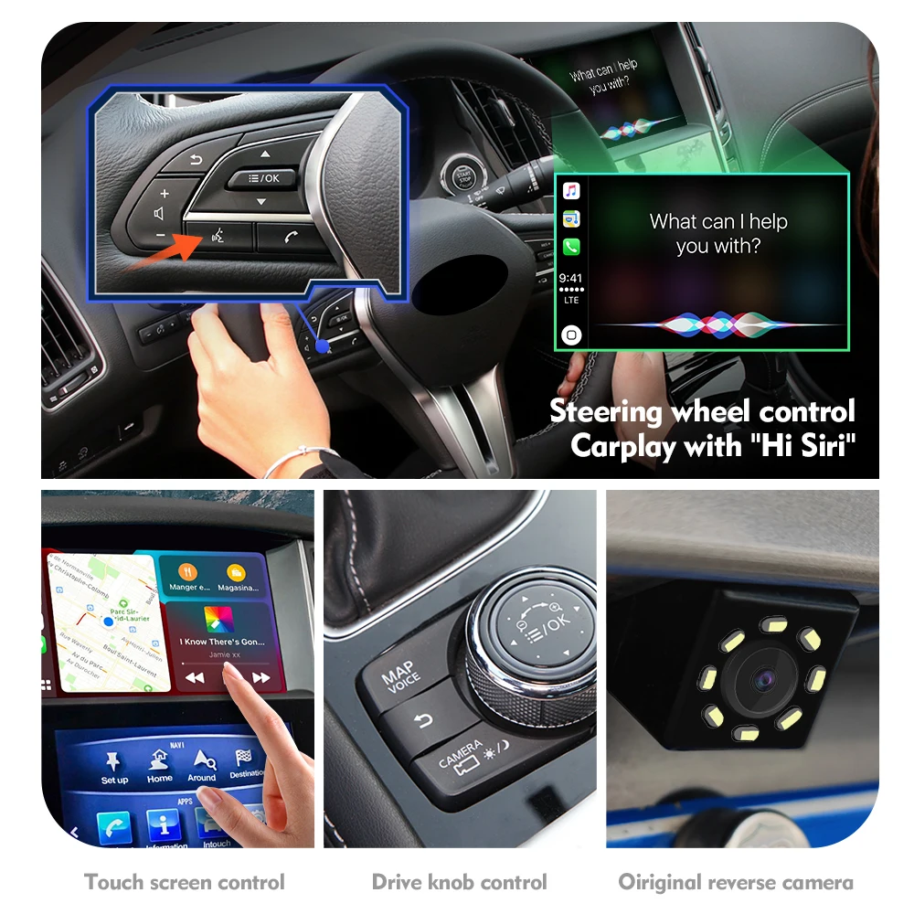   ī÷ ȵ̵ ڵ  ڽ, ǴƼ Q50L QX50 QX60, ֻ  ÷ ̷ ũ, GPS OEM ī޶