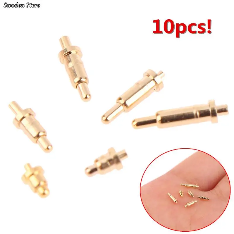 

10Pcs Pogo Pin Connector Pogopin Battery Spring Loaded Contact SMD Needle PCB 3 4 5 6 7 8 9 10 12 14 MM Test Prob