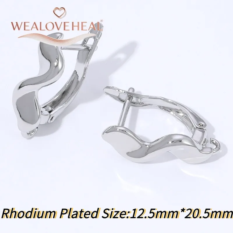 Shvenzy-Ohrringhaken aus 18 Karat vergoldetem Messing und Metall, Leverback-Ohrhaken, für Schmuckherstellungszubehör, DIY-Ohrringherstellungszubehör – Detail 24