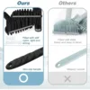 Silicone Back Scrubber,Long Handle Body Scrubber,Light&Easy-to-Hold Shower Brush for Skin Cleaning&Exfoliating with a Free Hook 5