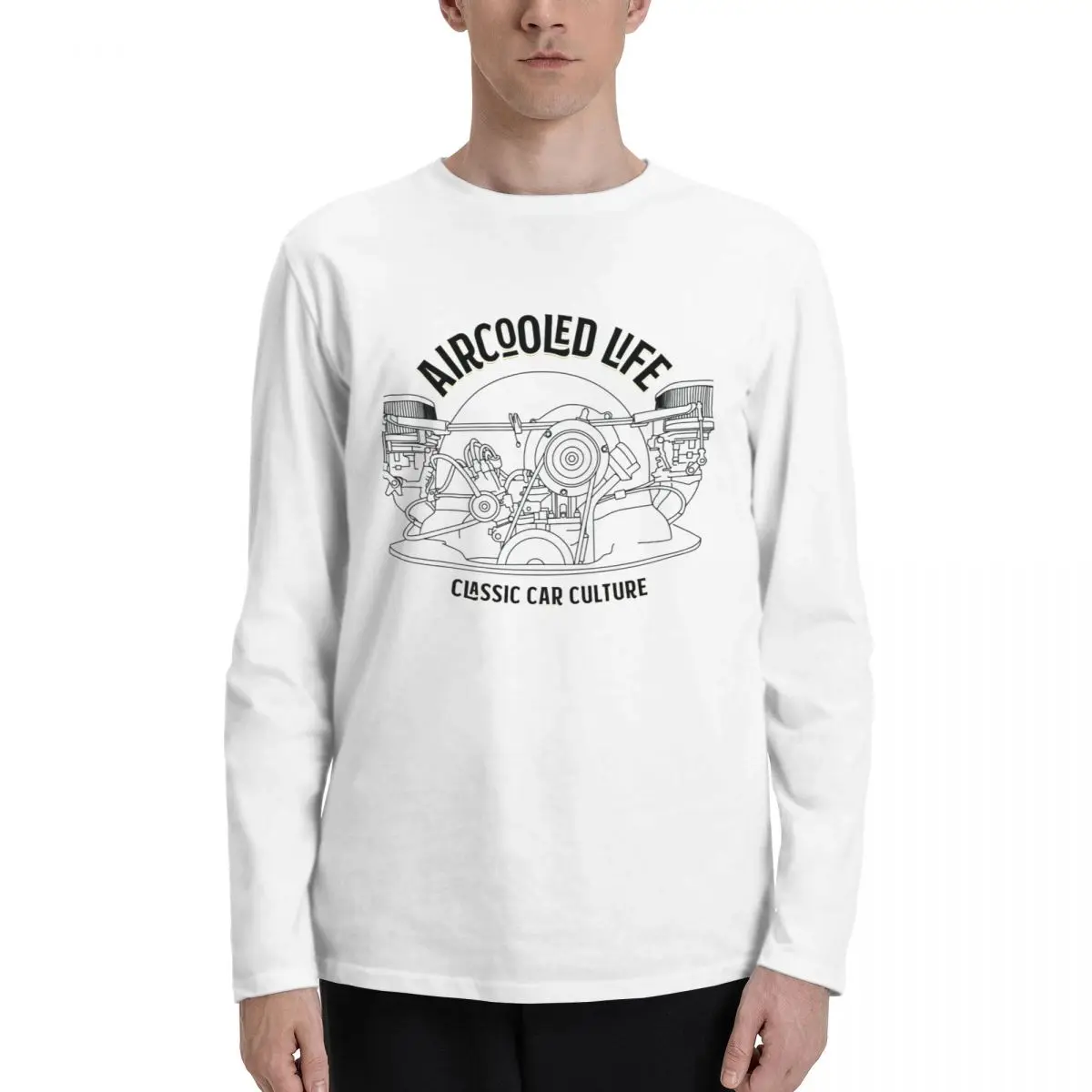AircooledLifeClassicCarCultureType1engineLongSleeveTShirts