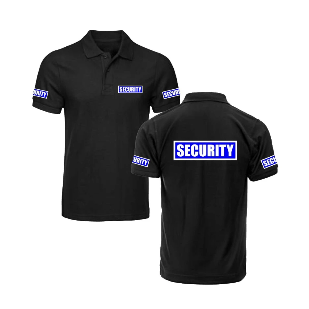 

Security Classic Polo Shirt, Doorman Bodyguard Uniform Workwear Unisex Polo men shirts golf