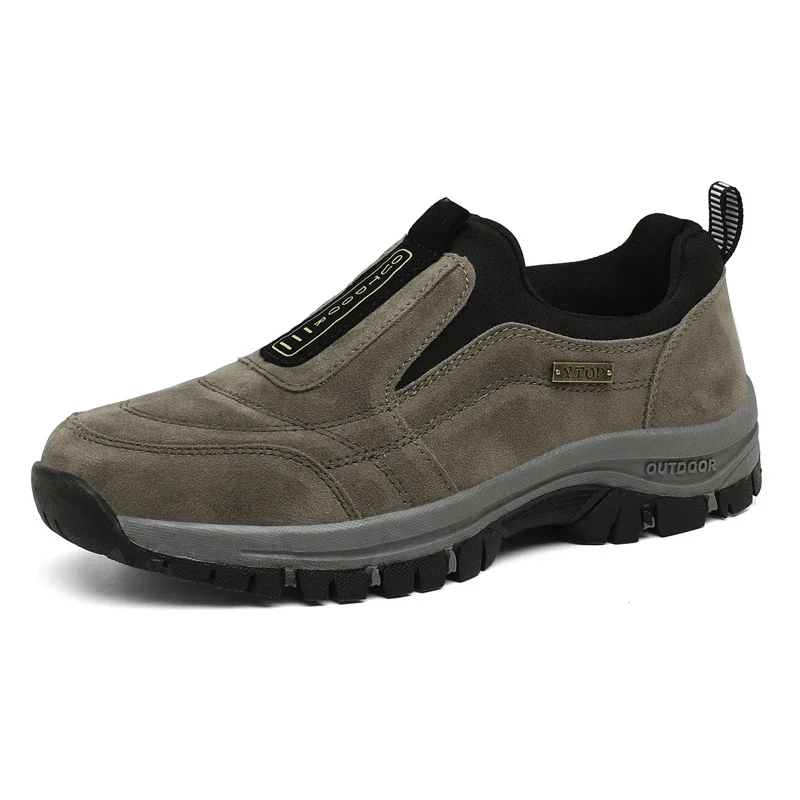 

Men Shoes Outdoor Hiking Shoes Non-Slip Slip-On Loafers Light Training Sneakers Walking Trekking Shoes Big Size 39-46