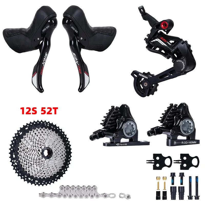SENSAH HRD Hydraulic Shifter 1x12 SRX PRO G12 Gravel