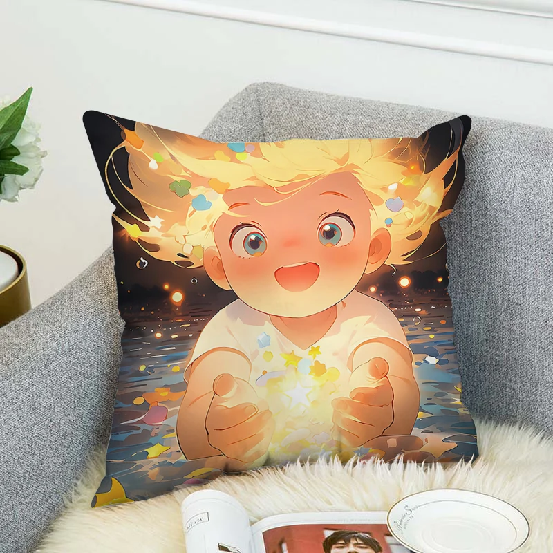 

Anime Body Pillow Cover Star Girl Decorative Cushions for Sofa Sleeping Pillows Fall Decor Pillowcase Pilow Cases Cushion Covers