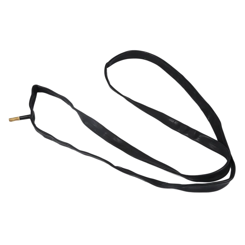 3X 자전거 자전거 Schrader 밸브 검정색 고무 내부 튜브 700 X 25/32C