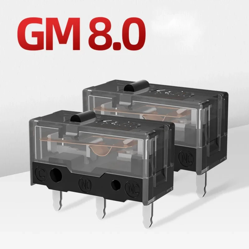 

Kailh Micro Switch GM8.0 Mouse Switch Esports Mouse Accessory Computer Mice Gold Contactor 80 Million Click Left Right Button