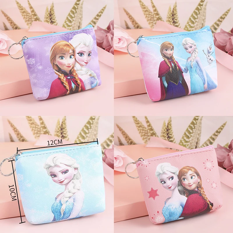 Coin Purse Wallet For Children Disney Movie Frozen Princess Anna Elsa Cartoon Peripheral
