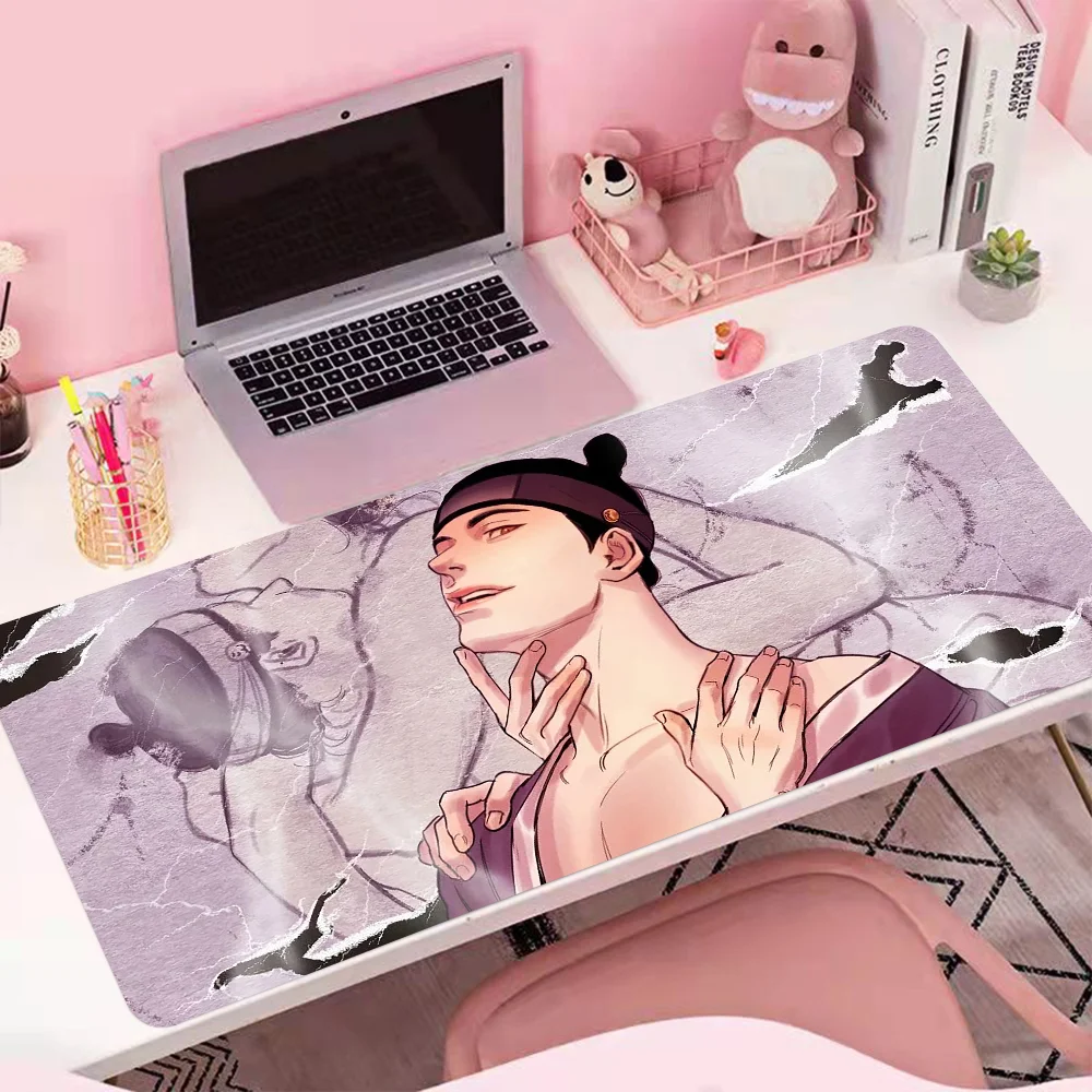 

Fashion BJ Alex Luxury Cute Mouse Pad Large Anime Desk Mat Luxury Desktop Cartoon Gaming Gamer Keyboard Office Computer Cushion