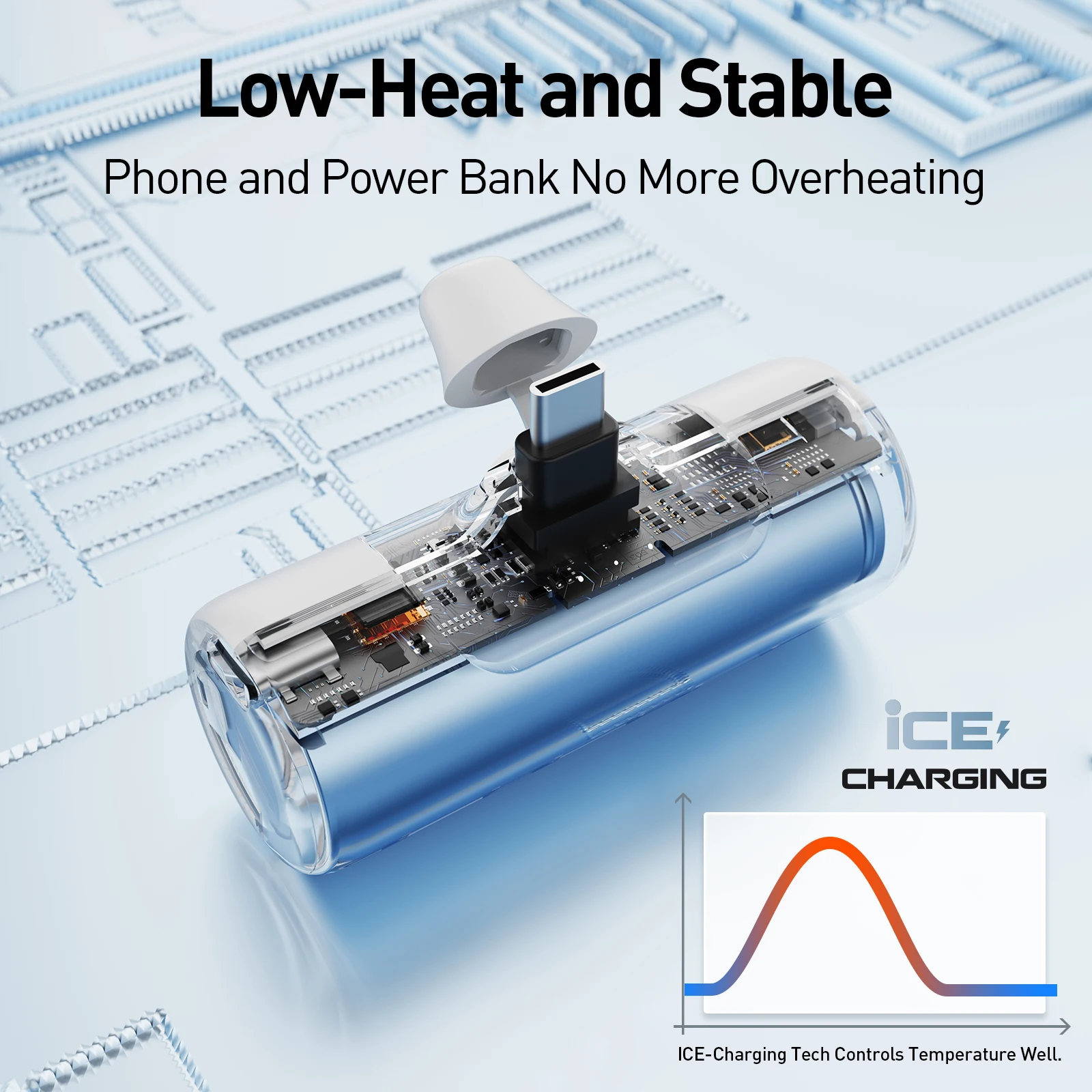 Portable Power Bank Capsule Charger for iPhone